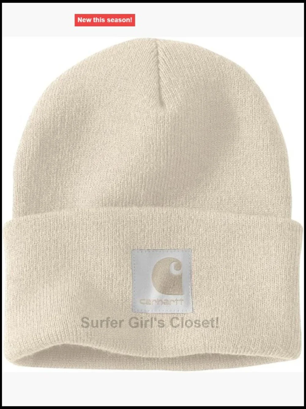 Women's Knit Satin-Lined Beanie - One Size, Solid